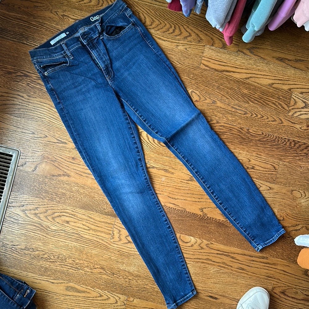 Gap Women's Blue Jeans- Resolution True Skinny